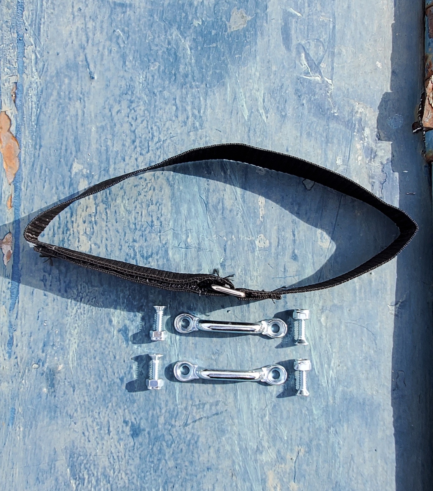 Speaker or accessory hold down strap, hook and loop/Velcro with Footman Loops - Image 5